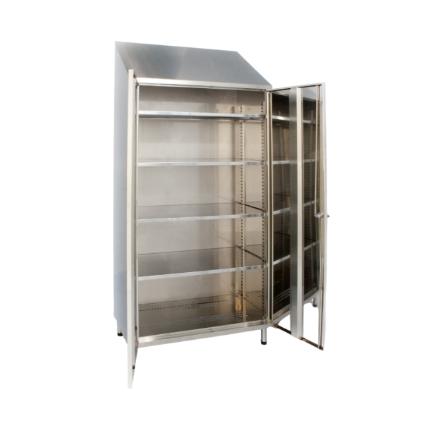 X2003-storage-cupboard-2-doors-stainless-steel-medium-opem