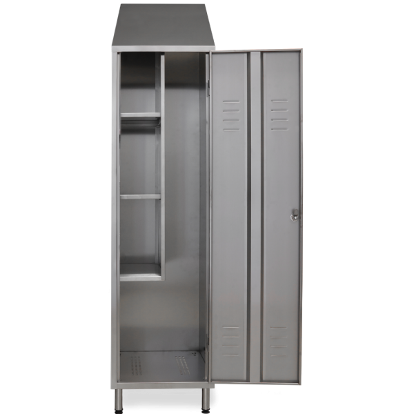 X2014-C2014E-stainless-steel-big-mops-cupboard-1-door-open
