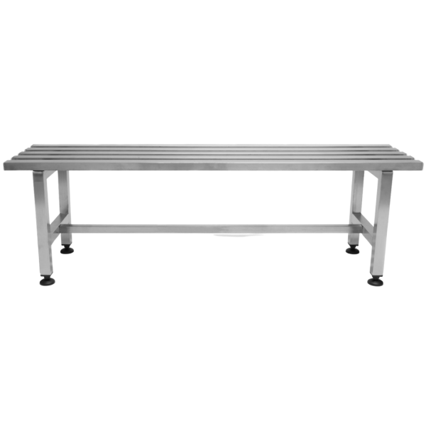 X7021-slatted-bench-stainless-steel-front
