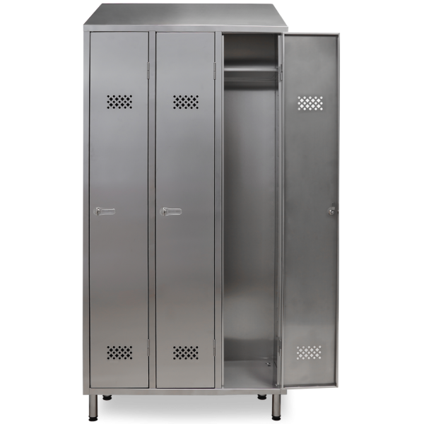 facilitas-companies-stainless-steel-cabinets-modena-X1ED3-X1E3-triple-1-door-open