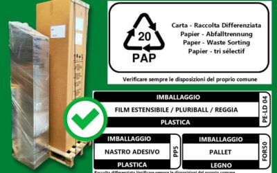 Environmental labelling of packaging in Italy