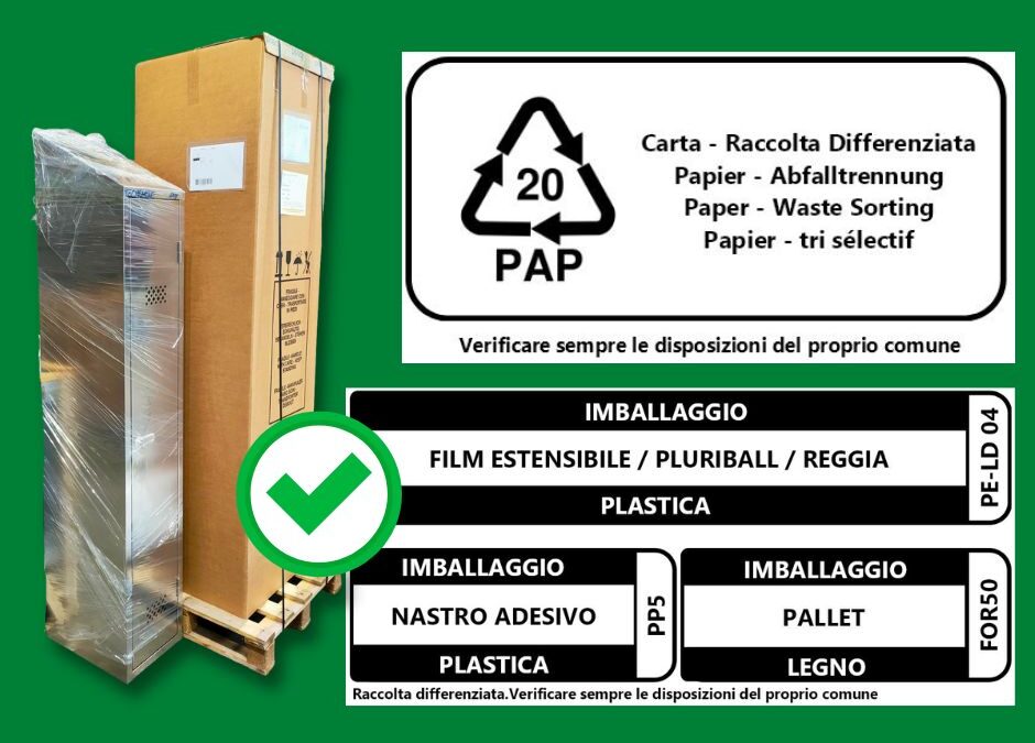 Environmental labelling of packaging in Italy